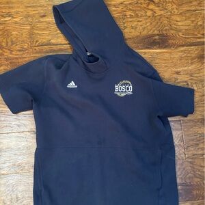 St John Bosco Braves High School Official Adidas Hoodie Pullover Jumper Baseball